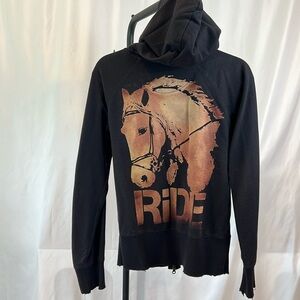 Horse hoodie size M
